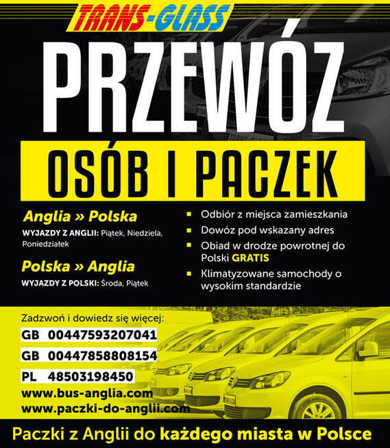 PRZEWÓZ OSÓB I PACZEK