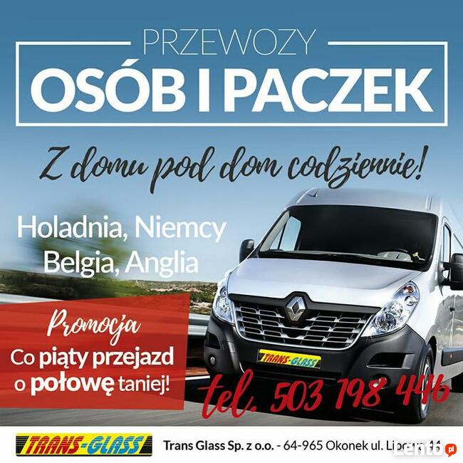 BUSY I PACZKI DO ANGLII