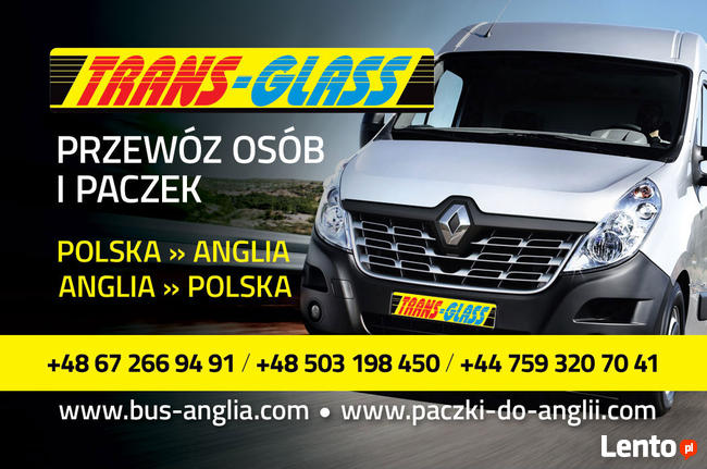 TRANS GLASS PRZEWÓZ OSÓB I PACZEK