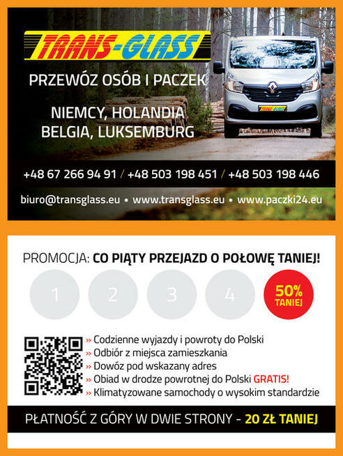 BUSY I PACZKI DO ANGLII