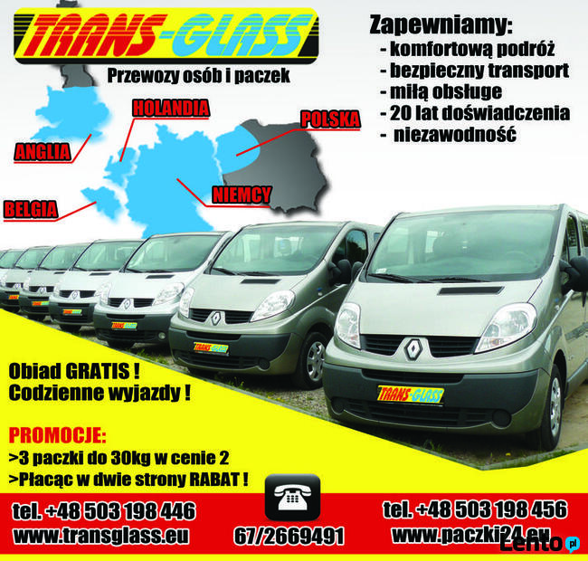 PRZEWÓZ OSÓB I PACZEK