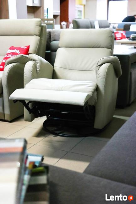 Skórzany Fotel z funkcją Relax Verso Salony meblowe Martex
