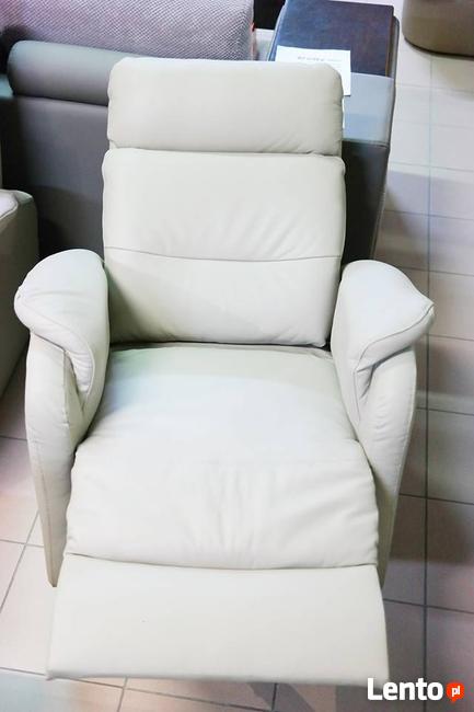 Skórzany Fotel z funkcją Relax Verso Salony meblowe Martex