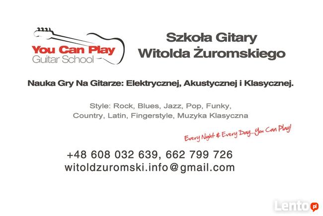 Lekcje Gry Na Gitarze w Poznaniu