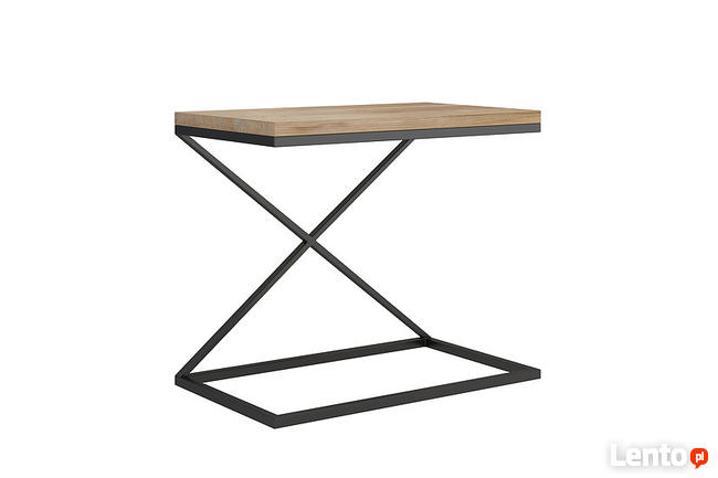 Nowoczesny Stolik pomocniczy / nocny LOFT - stal