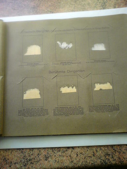 Stary , niemiecki album na fotografie