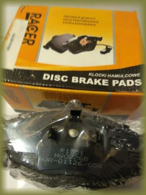 RACER KLOCKI HAMULCOWE PRZÓD DAEWOO LANOS-NEXIA ,OPEL ASTRA-