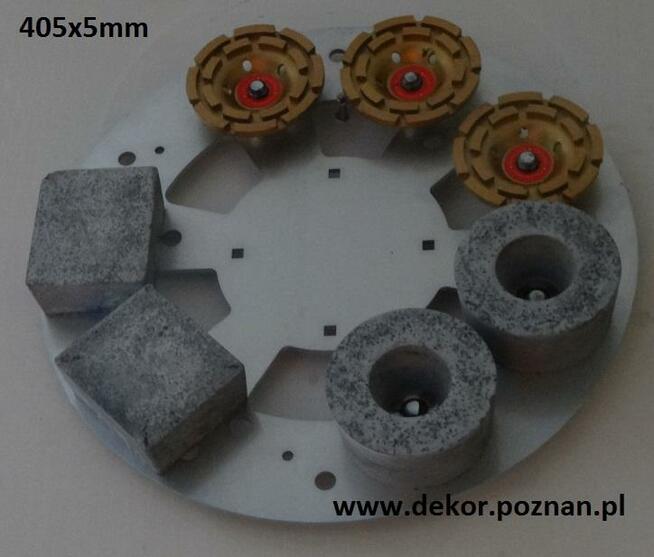 Segment fi 100z 4 diamentami do szlifowania twardych betonów