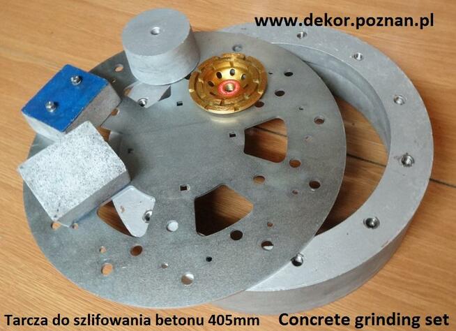 Segment fi 100z 4 diamentami do szlifowania twardych betonów