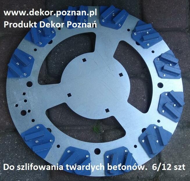 Segment fi 100z 4 diamentami do szlifowania twardych betonów