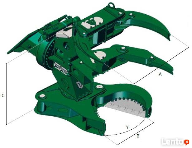TREVI BENNE WT 015 Szczęki do ścinania drzew ZUL LEŚNICTWO