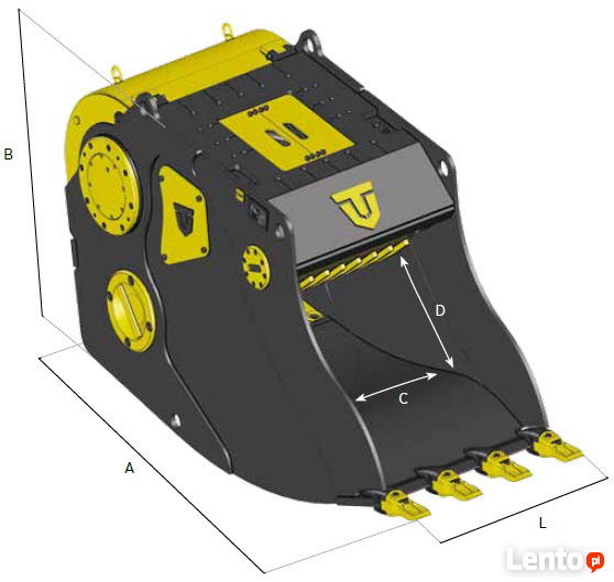 Łyżka krusząca Trevi Benne BM 15 e