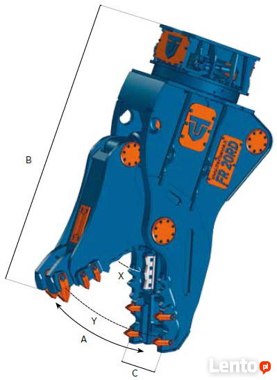TREVIBENNE FR18 szczęki SZCZĘKA krusząca pulweryzator 1990kg