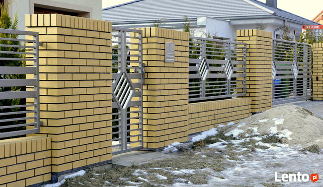 Ogrodzenia - klinkier, granit, bloczki, pustaki łupane