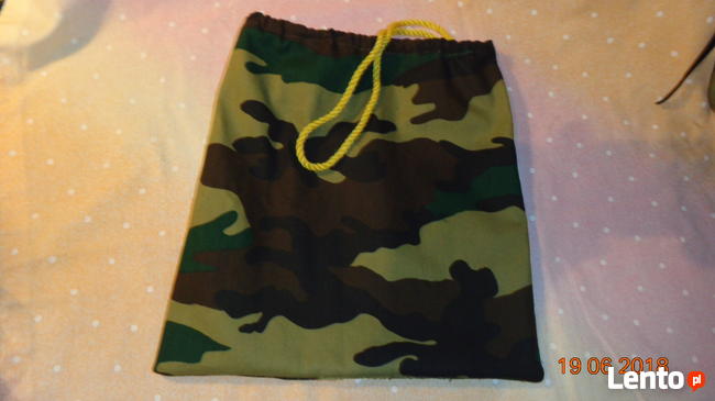 worek moro do kapci do bamboszy nowy do przedszkola bawełna
