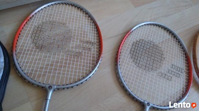 Paletki do badmintona -dwa komplety