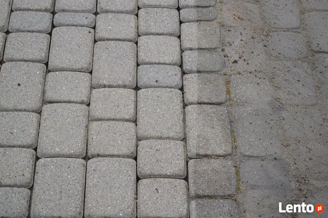 Mycie kostki brukowej kamiennej, ogrodzenia, tarasy itp.