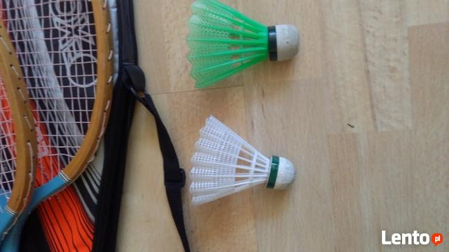 Paletki do badmintona -dwa komplety