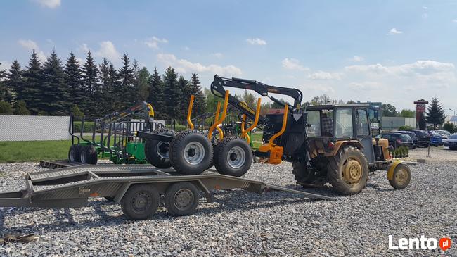 PRZYCZEPA LEŚŃA URSUS C330 COUNTRY 5T DŹWIG ŻURAW HDS 3.9m