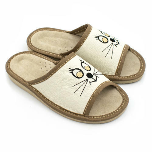 Kapcie dziecięce KLAPKI laczki domowe SKÓRA ciapki PRODUCENT