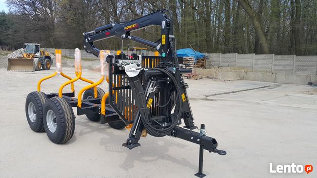 PRZYCZEPA LEŚŃA URSUS C330 COUNTRY 5T DŹWIG ŻURAW HDS 3.9m