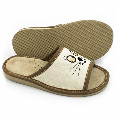 Kapcie dziecięce KLAPKI laczki domowe SKÓRA ciapki PRODUCENT