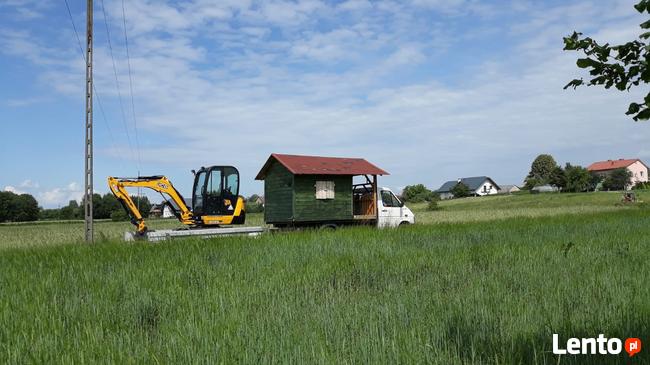 Usługi Minikoparką, Koparka JCB roboty ziemne Wywrotka 3.5t