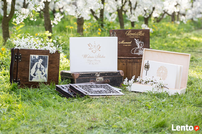 !!! Album drewniany - Prezent na Ślub, Chrzest, Komunie,!!!