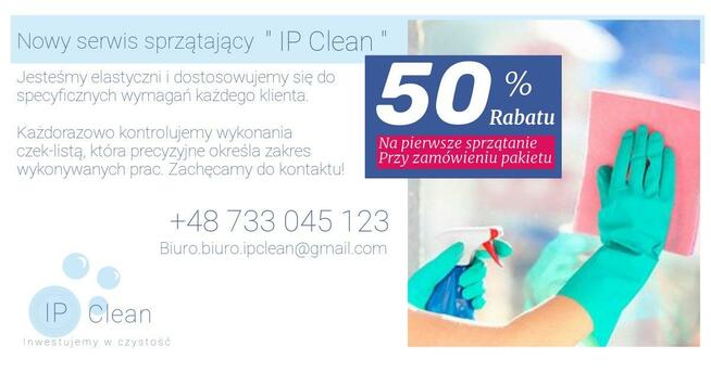 Serwis sprzątający "IP Clean"
