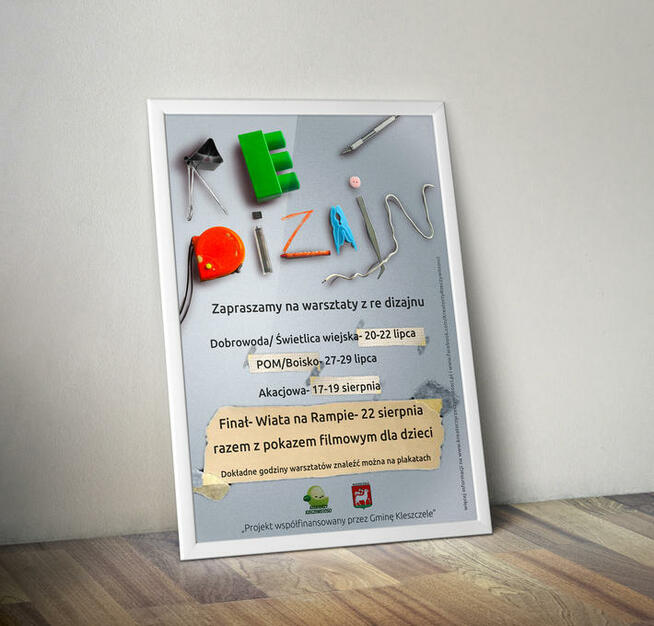 projektowanie ulotek, broszur, plakatów, zdalne