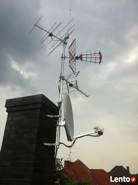 Montaż, instalacja anten TV-SAT, DVB-T - rozbudowa instalacj