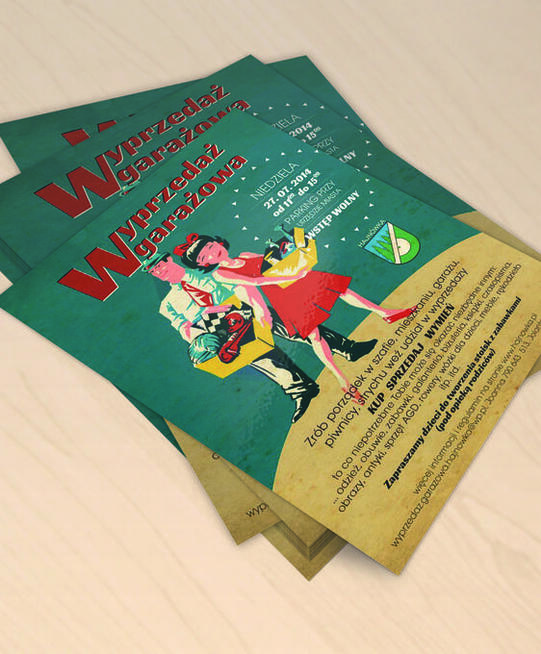 projektowanie ulotek, broszur, plakatów, zdalne