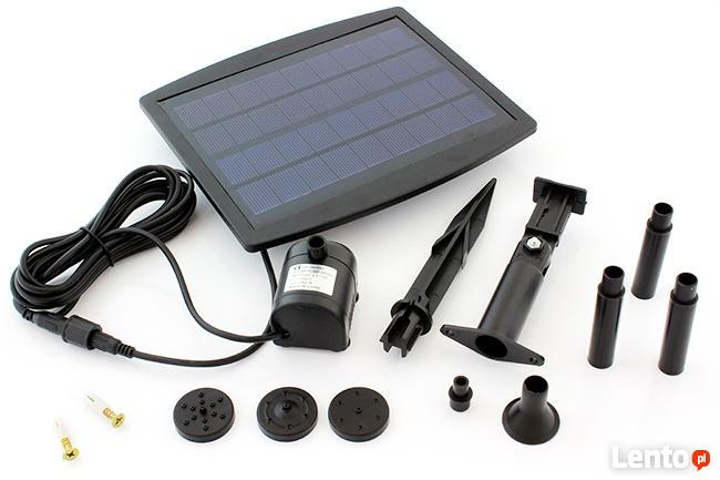 Fontanna Solarna.Pompa SOLAR.Oczko wodne.Napowietrzy