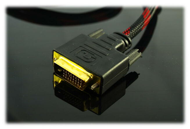 Kabel adapter HDMI-DVI 1.5M źródło HDMI odbiornik DVI FULL H