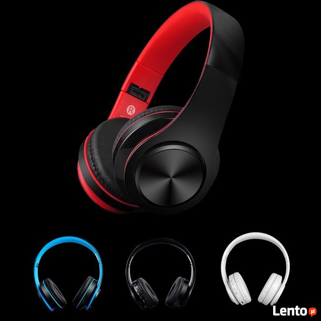 Markowe Słuchawki Bezprzewodowe Bluetooth/Jack (Nauszne)