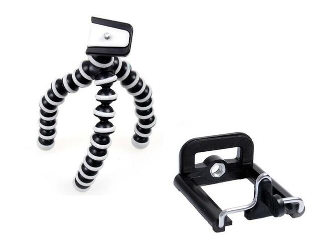 Stojak Statyw do telefonu aparatu z wyginanymi nóżkami