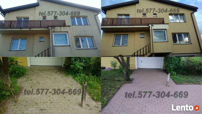 Malowanie Elewacji z Podnośnika Koszowego, Mycie Elewacji,