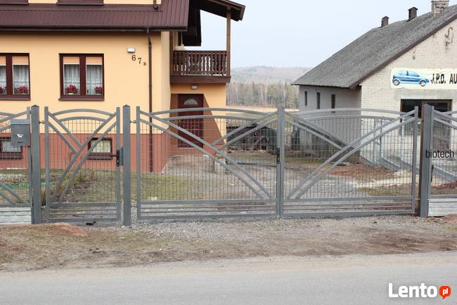 Brama ogrodzeniowa łukowa