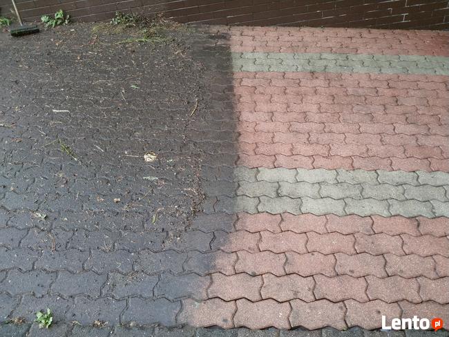 Mycie , czyszczenie kostki brukowej , posadzek i innych