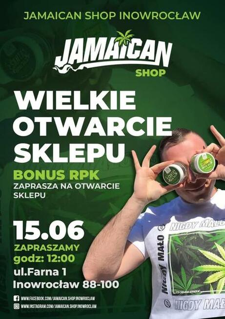 Wielkie otwarcie „Jamaican Shop” w Inowrocławiu