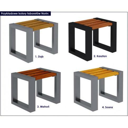 Taboret ogrodowy Norin - 42 kolory.