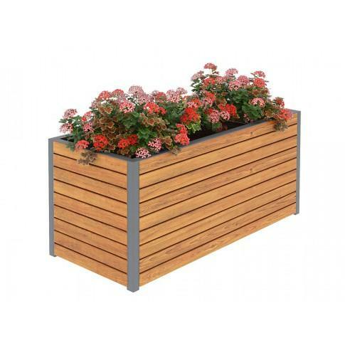 DREWNIANA SKRZYNKA OGRODOWA ZERIS - 24 KOLORY