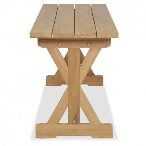 ŁAWKA OGRODOWA Z DREWNA TEKOWEGO AGIDA