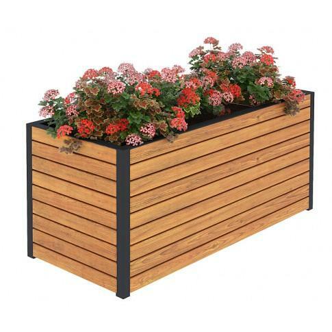 DREWNIANA SKRZYNKA OGRODOWA ZERIS - 24 KOLORY