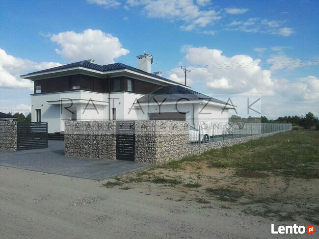 Przęsła z profili, nowoczesna palisada H=1,50m