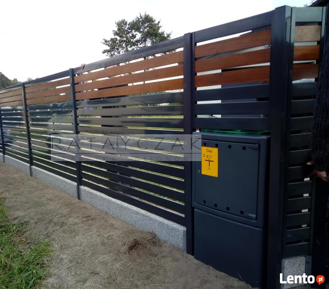 Palisada, Przęsła z profili 80x20