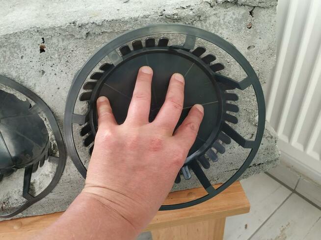 Zaślepka do płyt komorowych stropowych kanałowych zatyczka