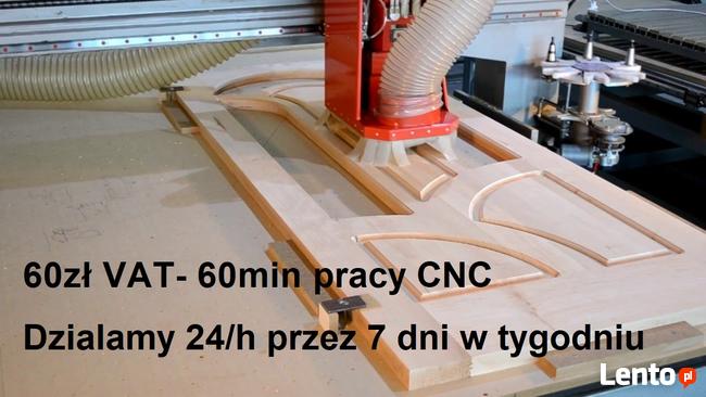 Frezowanie Cnc Warszawa Obróbka Drewno Sklejka MDF OSB 60zł