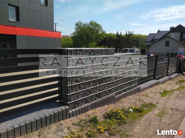Przęsła z profili, nowoczesna palisada H=1,50m