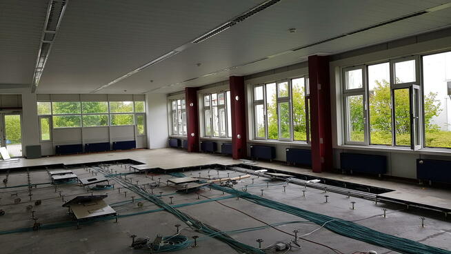 Hala Warsztatowa Siemens z wyposażeniem 32m x16m x 5m 512m2